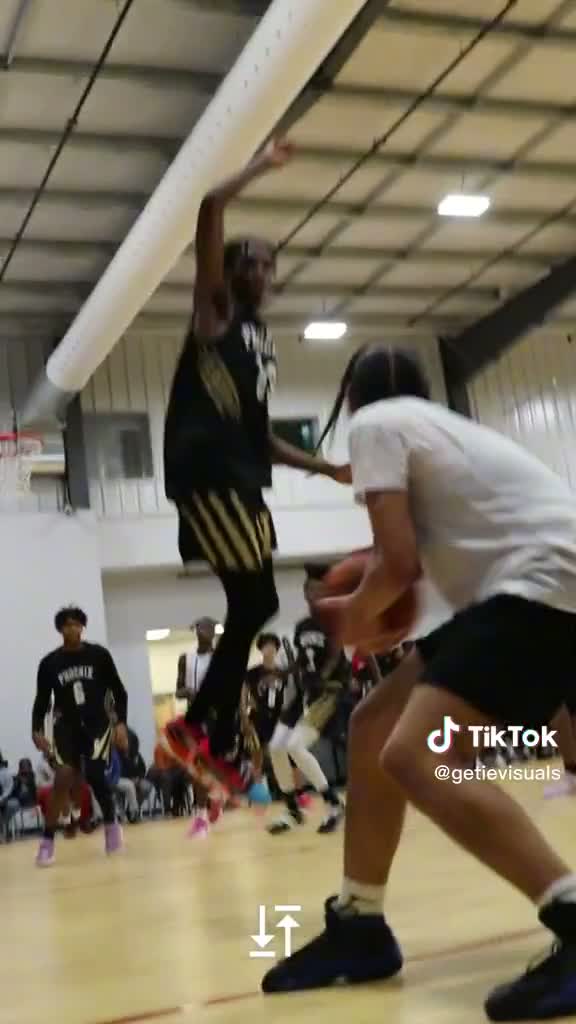 Frame from a basketball mixtape film